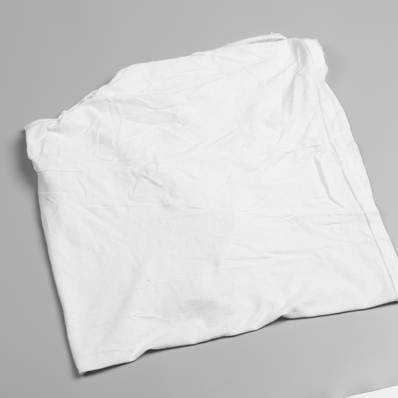 White T-shirt Cotton Wiping Rags