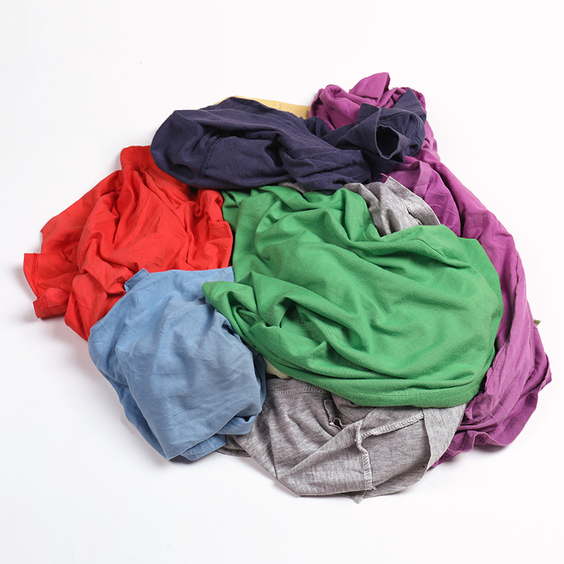 Colored T-shirt Cotton Rags